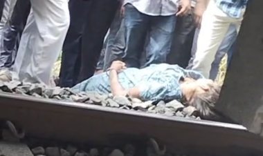 જૂનાગઢના ચોબારી ફાટક પાસે વૃધ્ધા ટ્રેન હડફેટે આવી જતાં ઈજા પહોંચી