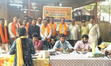 સેવા સપ્તાહ અંતર્ગત વિશ્વ હિન્દુ પરિષદ, બજરંગદળ દ્વારા જૂનાગઢમાં યોજાયેલા ત્રણ મેડિકલ કેમ્પમાં 200થી વધુ લોકોએ લાભ લીધો