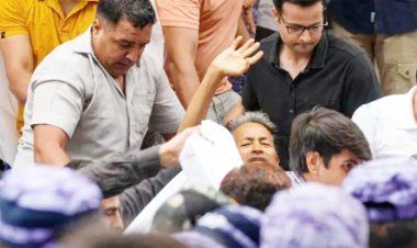 દિલ્હીના જંતર-મંતર ખાતે આમરણાંત અનશન કરી રહેલા સામાજીક કાર્યકર્તા સોનમ વાંગ્ચુકને બળજબરીથી હોસ્પિટલમાં ખસેડાયા