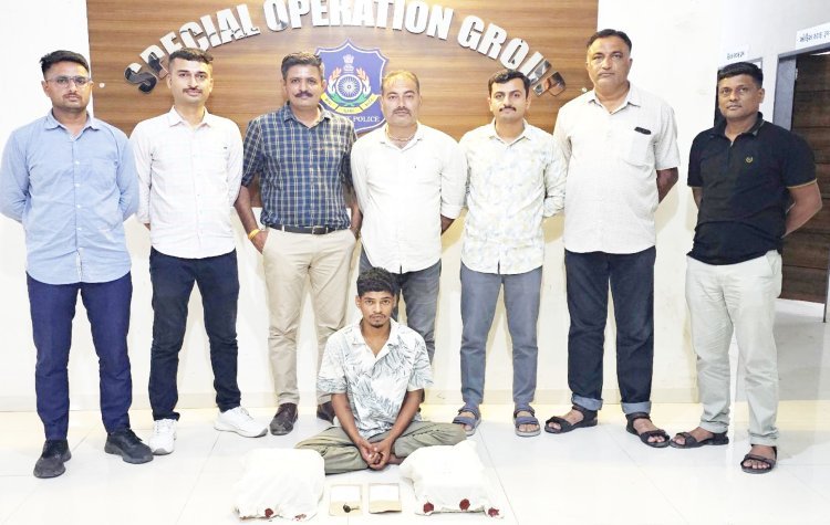 જૂનાગઢમાંથી રૂા.1,12,500ની કિંમતનાં ગાંજાના જથ્થા સાથે શખ્સ ઝડપાયો
