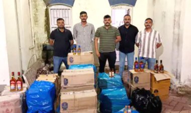 જૂનાગઢ ક્રાઈમ બ્રાન્ચે ઉપરકોટ વિસ્તારમાં આવેલ મકાનમાંથી રૂા. ૩.૧૯ લાખની કિંમતનો ૧પ૦૦ બોટલ વિદેશી દારૂનો જથ્થો ઝડપ્યો