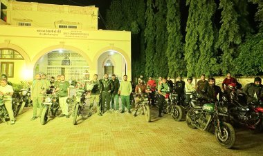 બાઈકર્સ કોમ્યુનિટી દ્વારા "વ્યસન છોડો, પ્રકૃતિ અપનાવો" સંદેશ સાથે જૂનાગઢથી કિલેશ્વર સુધી મોટરસાયકલ રાઈડ યોજાઈ