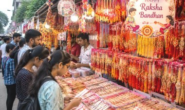 આગામી રક્ષાબંધન પર્વની ઉજવણીની તૈયારી, જૂનાગઢની બજારોમાં આકર્ષક રાખડીનું ધુમ વેંચાણ