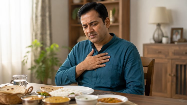 ભોજન કર્યા પછી તરત છાતીમાં બળતરા થાય છે? વારંવાર થતી સમસ્યાને ઓળખો