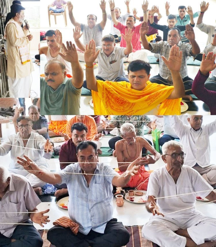 જૂનાગઢના જલારામભકિતધામ ખાતે સમૂહ જનોઈ બદલવાનો અલૌકિક અવસર સંપન્ન થયો