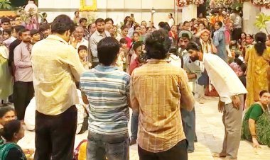 લાલો મુવીના કલાકારે ભૂતનાથ મંદિરે આગામી ફિલ્મ માટે શુટિંગ કર્યું