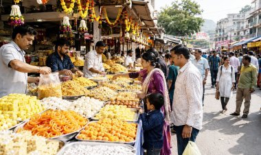 જૂનાગઢ સહીત સૌરાષ્ટ્રભરમાં ફરસાણ, મીઠાઈનું ધૂમ વેચાણ