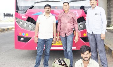 ખંભાળિયા પોલીસે બસમાંથી વિદેશી દારૂ સાથે એક આરોપીને ઝડપી પાડ્યો