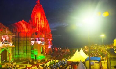 સોમનાથ મંદિર ખાતે ૧૦ હજારથી વધુ લોકોએ ‘આશીર્વાદનો દીપ’ પ્રગટાવ્યો
