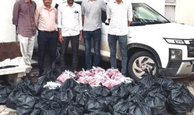 જૂનાગઢ ક્રાઇમ બ્રાન્ચનો દરોડો: ક્રેટામાંથી રૂ.4.73 લાખનો દારૂ અને 8 અલગ નંબર પ્લેટ મળી, કુલ રૂ.14.73 લાખનો મુદ્દામાલ જપ્ત