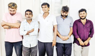 બરડાના રીણાવાડા ગામમાં સ્ટ્રીટ લાઈટના અજવાળે રમતા જુગારધામ પર બગવદર પોલીસનો દરોડો
