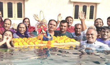 ઇણાજ ખાતે જલજીલણી એકાદશીની ઉજવણી કરતું શ્રી સ્વામિનારાયણ ગુરૂકુળ સોમનાથ