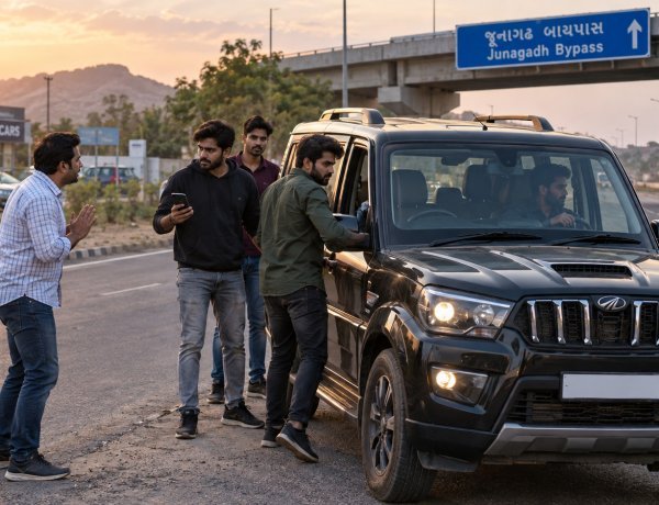 જૂનાગઢમાં ઓટો કન્સલ્ટના માલીકને મોતનો ડર બતાવી કાર-મોબાઈલ ફોન લઈ ગયા