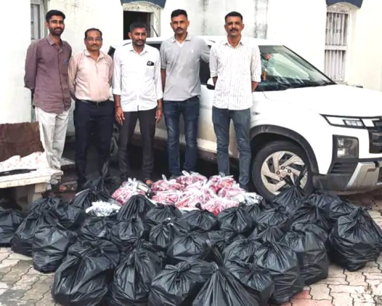 જૂનાગઢ ક્રાઇમ બ્રાન્ચનો દરોડો: ક્રેટામાંથી રૂ.4.73 લાખનો દારૂ અને 8 અલગ નંબર પ્લેટ મળી, કુલ રૂ.14.73 લાખનો મુદ્દામાલ જપ્ત