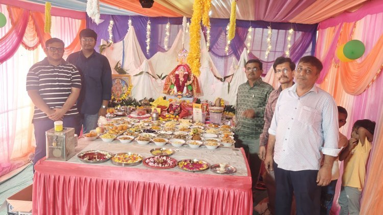જૂનાગઢમાં તક્ષશિલા ચા ગણેશ, અન્નકુટ દર્શન સાથે દુંદાળા દેવની માટીની મૂર્તિનું વિસર્જન