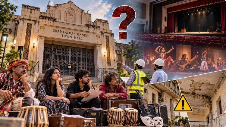 કરોડોનો ખર્ચ છતાં શામળદાસ ગાંધી ટાઉનહોલ ‘ભયજનક’ કેમ ?