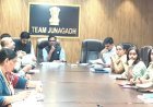 જૂનાગઢ જીલ્લાના પ્રભારી સચિવ દિલીપ રાણાના અધ્યક્ષસ્થાને સમીક્ષા બેઠક યોજાઈ
