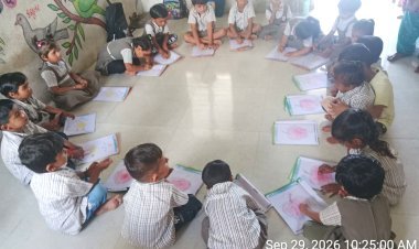 જૂનાગઢમાં આંગણવાડીઓમાં પોષણ માસ અને આંગણ ઉત્સવ અંતર્ગત ‘મારી પોષણ થાળી’ ચિત્ર સ્પર્ધા યોજાઈ