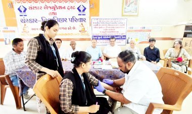 ખંભાળિયામાં ઇન્ડિયન રેડક્રોસ સંસ્થા દ્વારા વિનામુલ્યે થેલેસેમીયા ચેકઅપ કેમ્પ યોજાયો