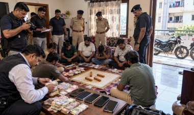 જૂનાગઢમાં ઘોડીપાસાના જુગાર અંગે દરોડો - ૧૦ ઝડપાયા 