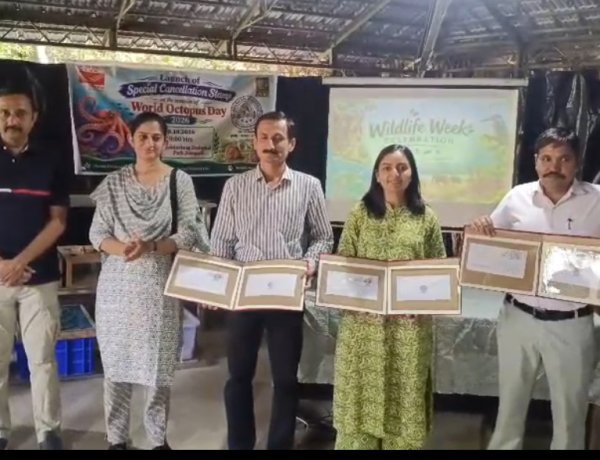 જૂનાગઢના સક્કરબાગ ઝૂ ખાતે વિશ્વ ઓક્ટોપસ દિવસની ઉજવણી, વિશેષ કેન્સલેશન સ્ટેમ્પનું કરાયું વિમોચન