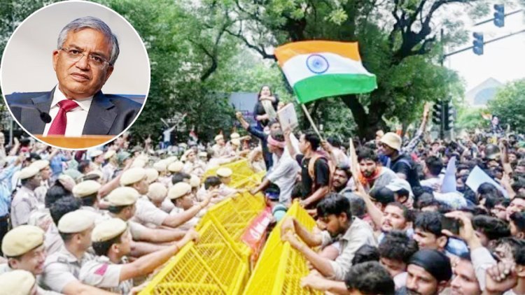 CEC જ્ઞાનેશકુમાર સામે ઉગ્ર વિરોધ પ્રદર્શન : દિલ્હી છાવણીમાં ફેરવાયું
