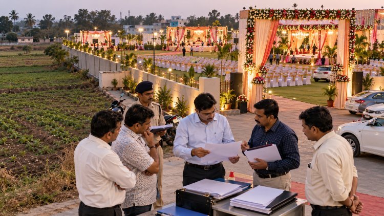 જૂનાગઢમાં બીનખેતી કર્યા વિના જ ધમધમતા ૧૧ પાર્ટી પ્લોટને રૂા. ર.પ૦ કરોડનો દંડ ભરવા કલેકટરની નોટીસ