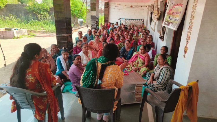 ભેસાણના તડકા પીપળીયા ખાતે મહિલા કિસાન દિવસ નિમિત્તે મહિલા ખેડૂતો માટે ક્ષમતાવર્ધન તાલીમ યોજાઈ
