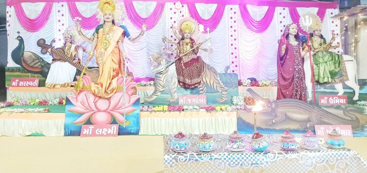 બ્રહ્માકુમારીજ દ્વારા જૂનાગઢના દોલતપરામાં ચૈતન્ય દેવીઓનાં દિવ્ય દર્શનની ઝાખીનો ભવ્ય શુભારંભ